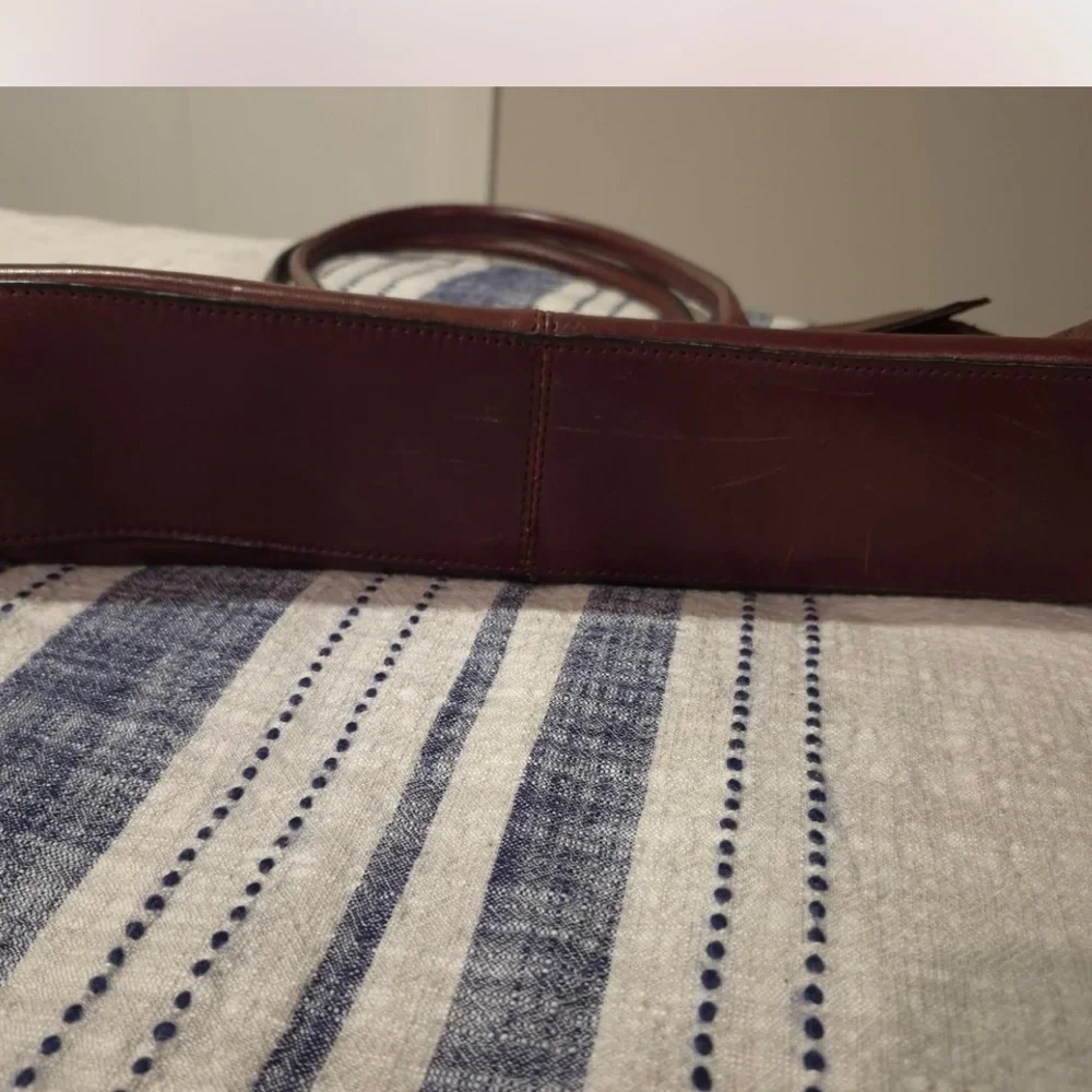 Wilson Leather bag Classic Brown Leather Shoulder dbag - Picture 5 of 7